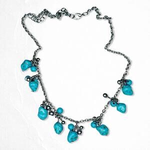 6003. Dyed Howlite Southwest Necklace